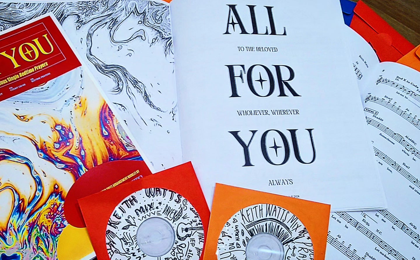 All For You Music Lead Sheet Booklet